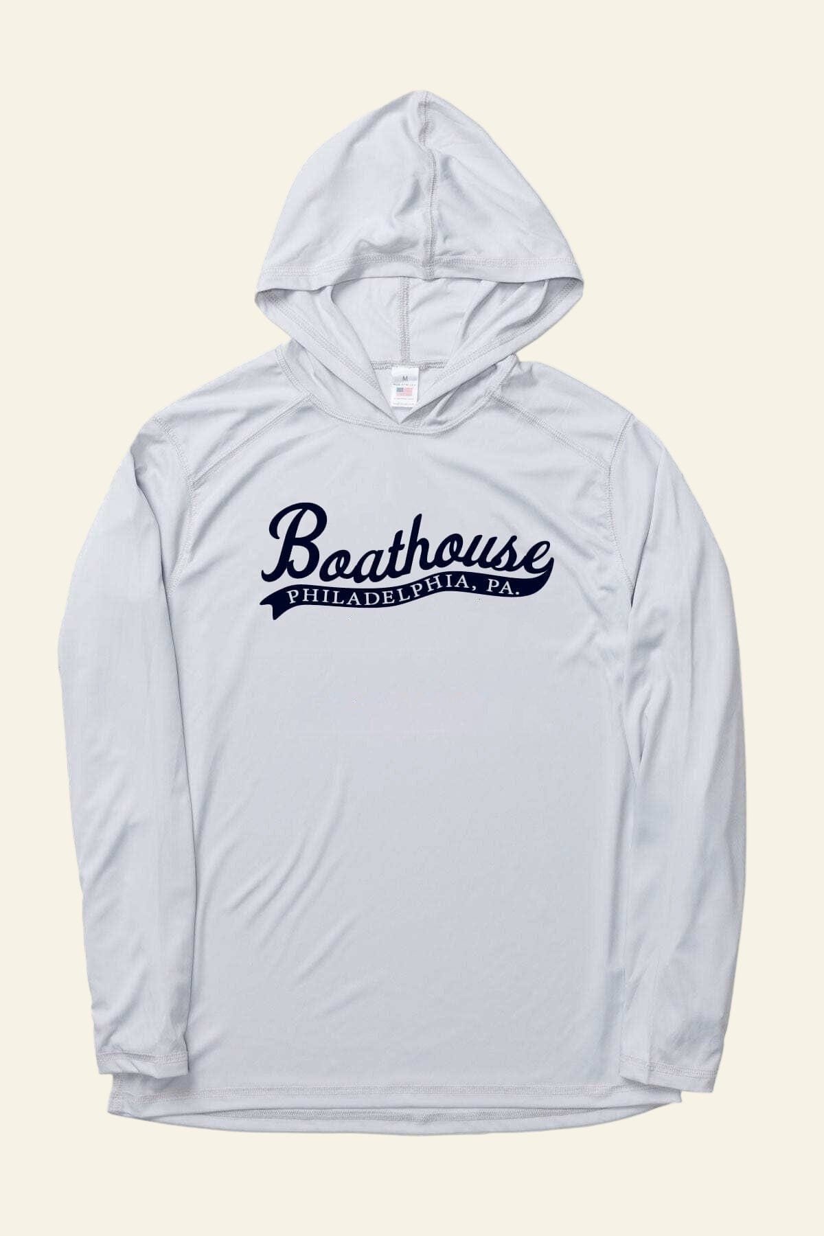Boathouse sun protection long sleeve shirts Grey / X-Small Boathouse Unisex UV Protection Boathouse Long Sleeve Hoodie