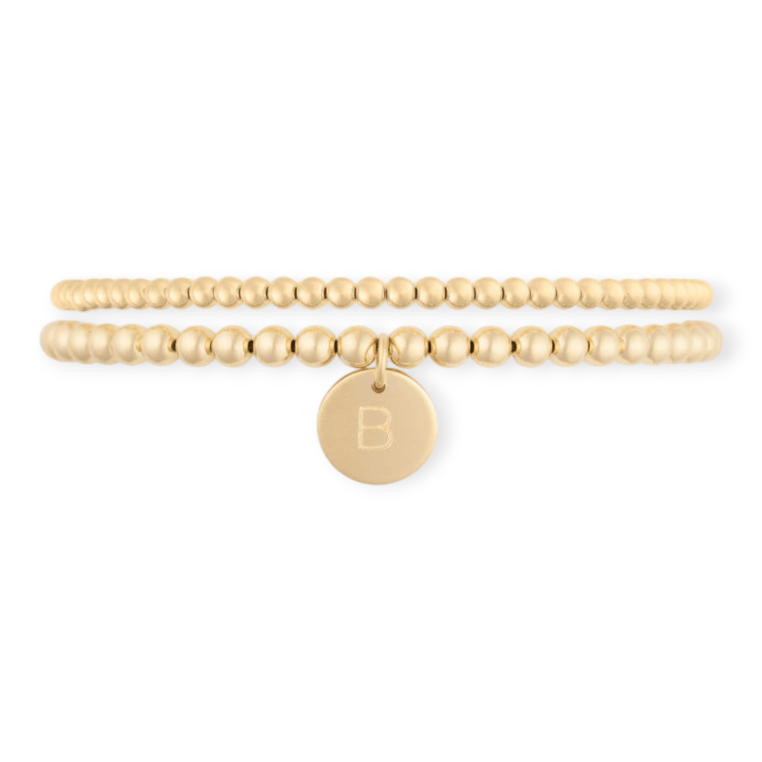 Cuffed by Nano LLC Classic Initial Juno Bracelet Double Stack