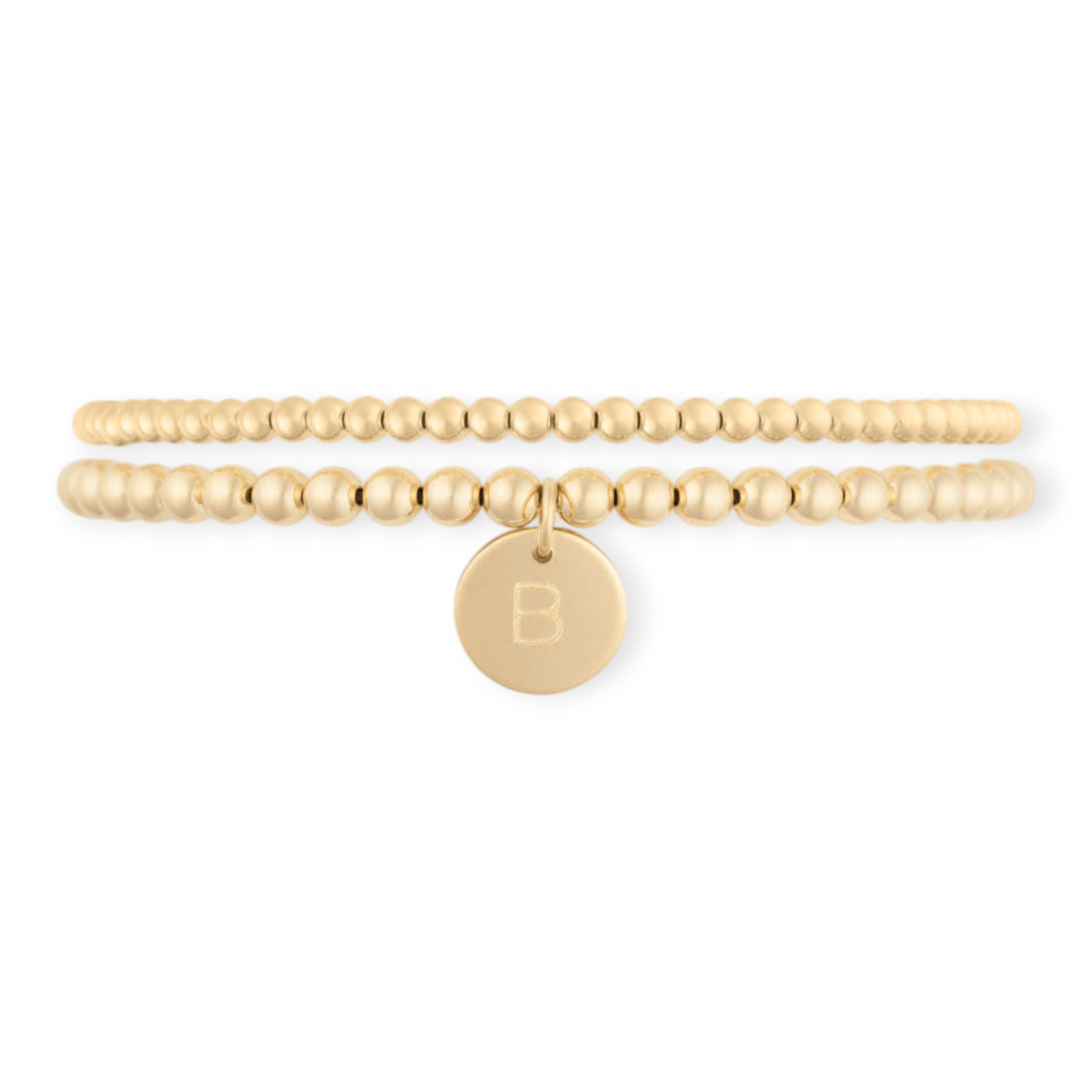 Cuffed by Nano LLC Classic Initial Juno Bracelet Double Stack