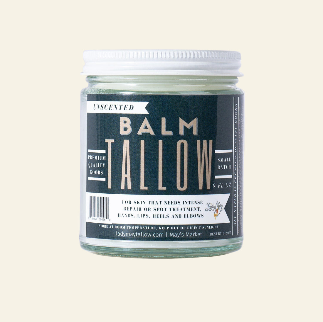 Unscented Tallow Balm – All-Natural Beef Tallow Moisturizer