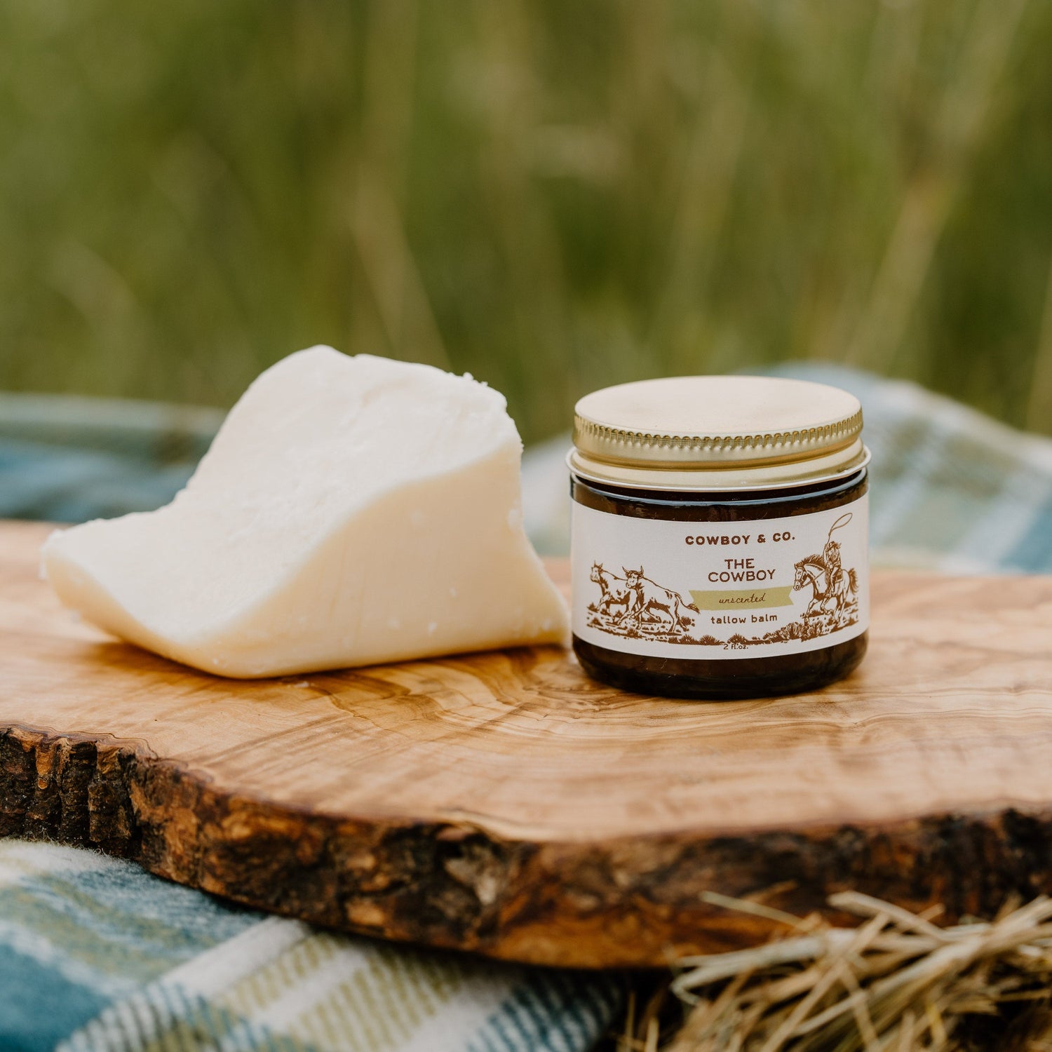 The Cowboy - Organic Unscented Tallow Balm Moisturizer