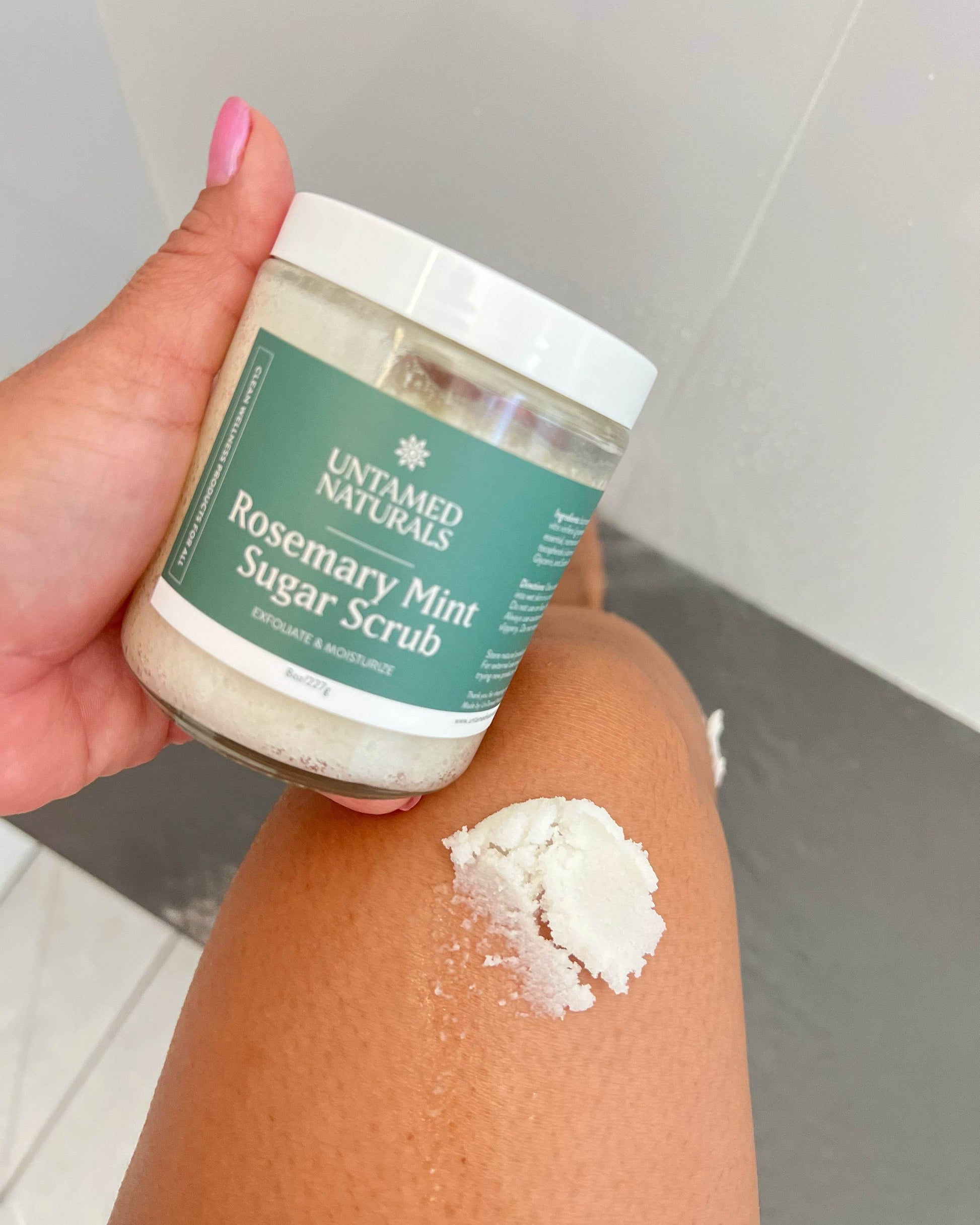 Rosemary Mint Sugar Scrub - My American Goods
