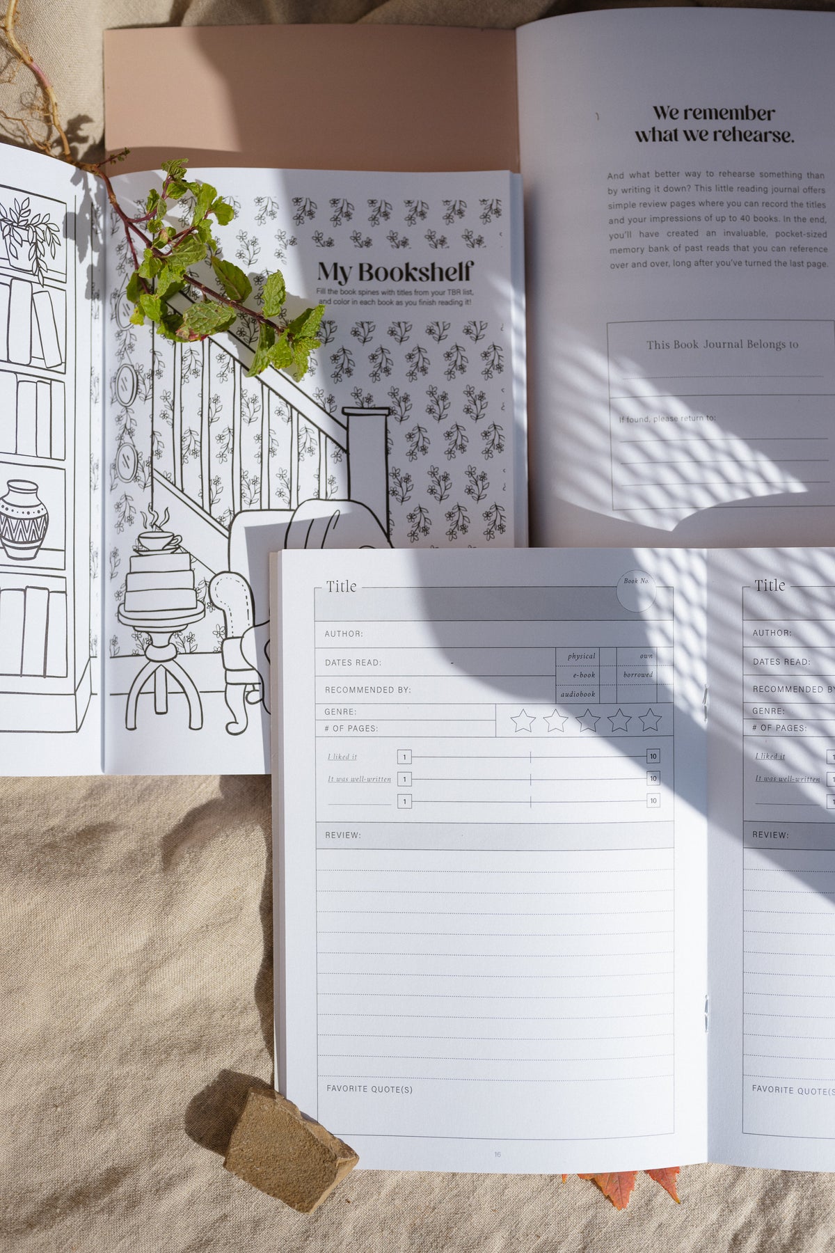 Book Journal [Keep and Remember Journal]