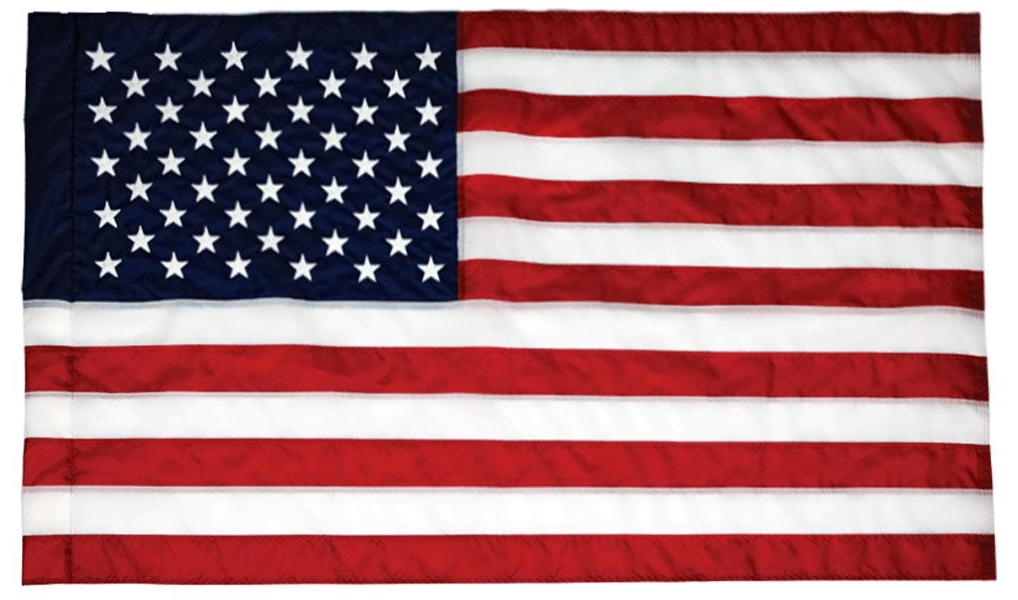 Flags Unlimited U.S. Embroidered Nylon Pole Sleeve Flag