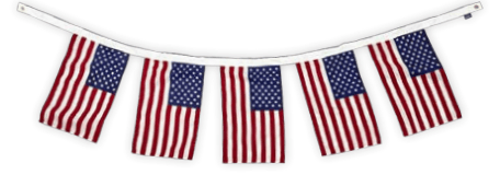 Flags Unlimited USA Flags U.S. Flag garland