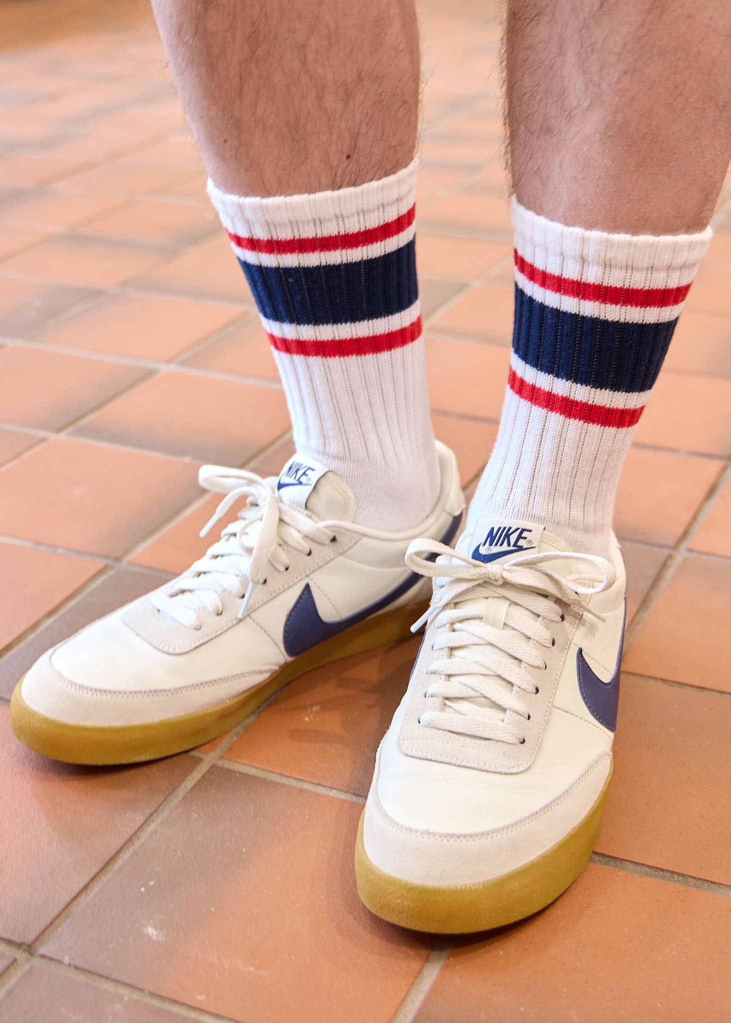 American Trench Socks The Retro Supporter Stripe