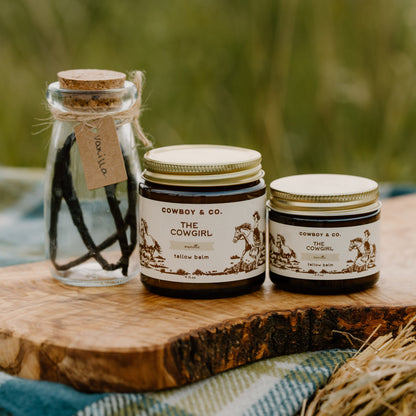 The Cowgirl - Vanilla Infused Organic Tallow Balm Moisturizer