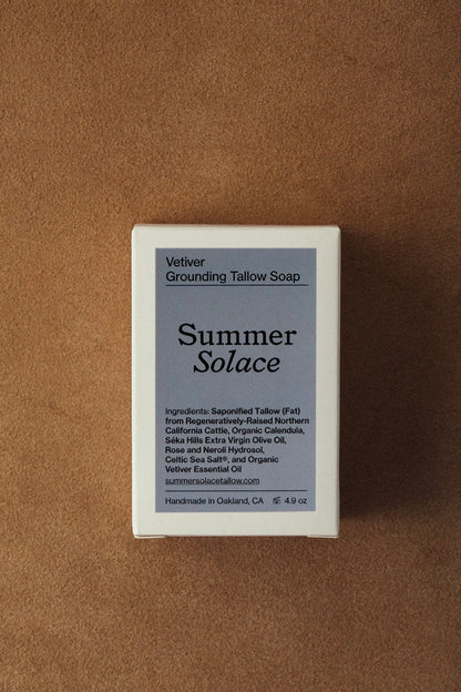 Vetiver Grounding Soap – Earthy Bar for Calm &amp; Balance - My American Goods