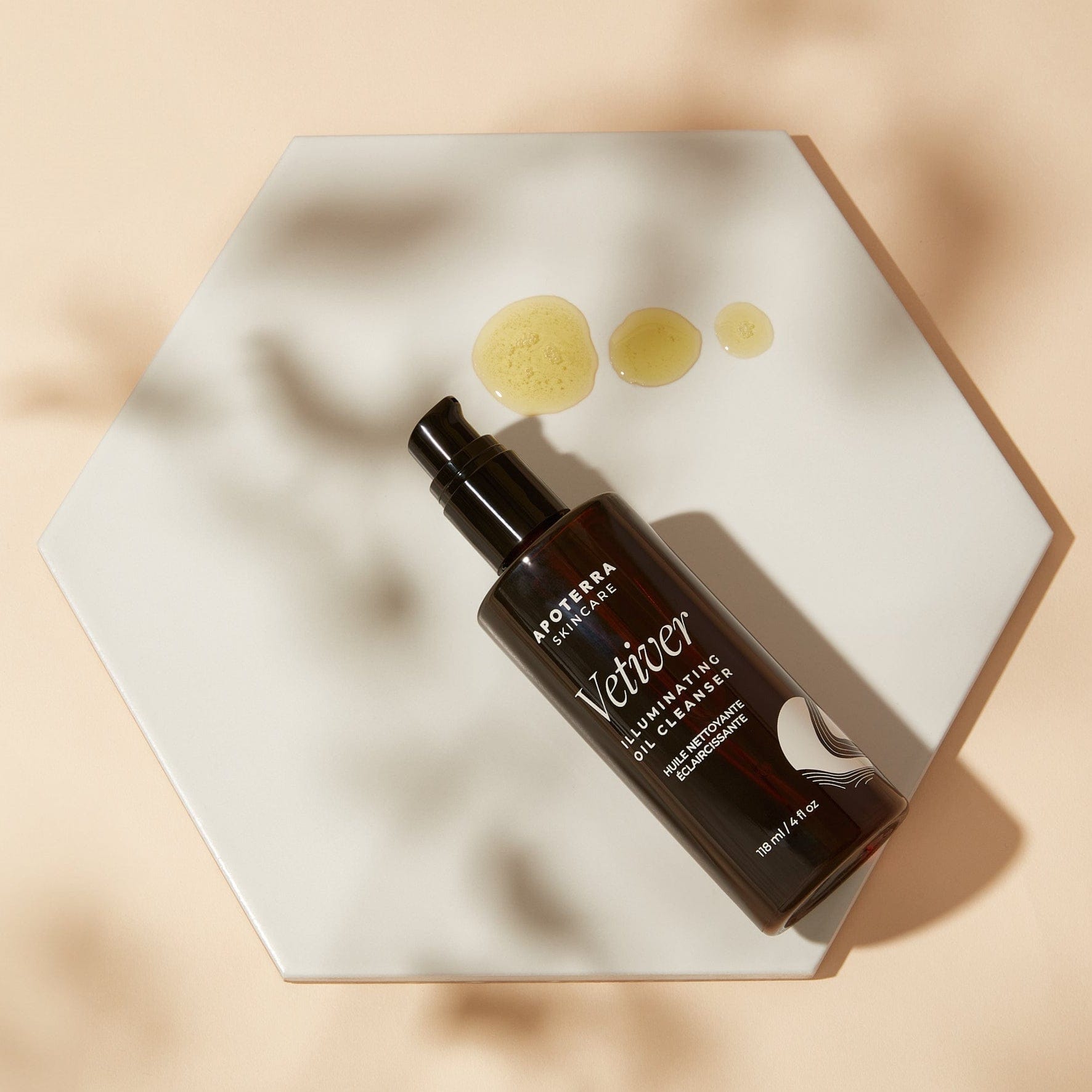 Apoterra Soap Vetiver Illuminating Oil Cleanser