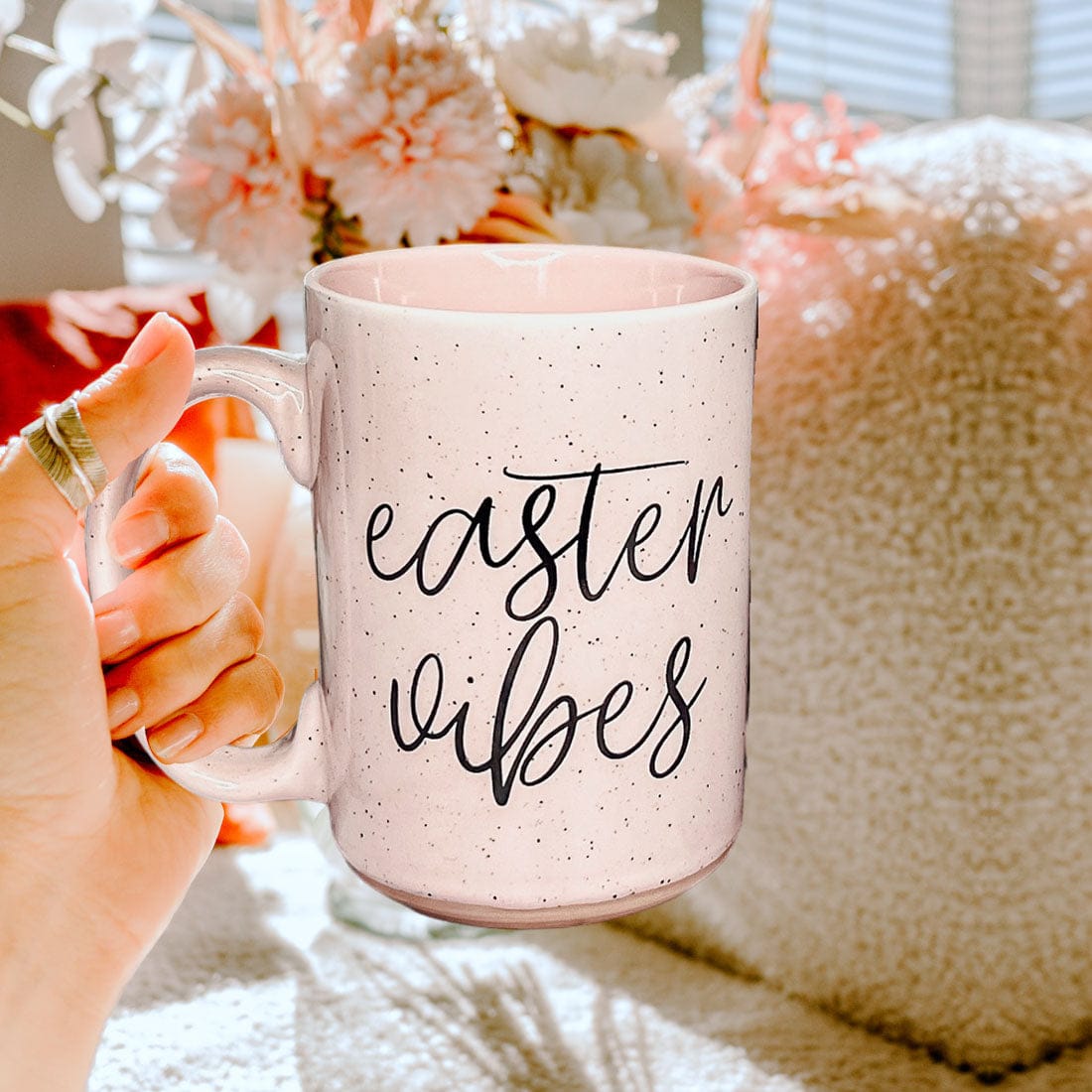 Gia Roma Coffee Mug, Easter Vibes Mug | Spring Coffee Mug 16oz