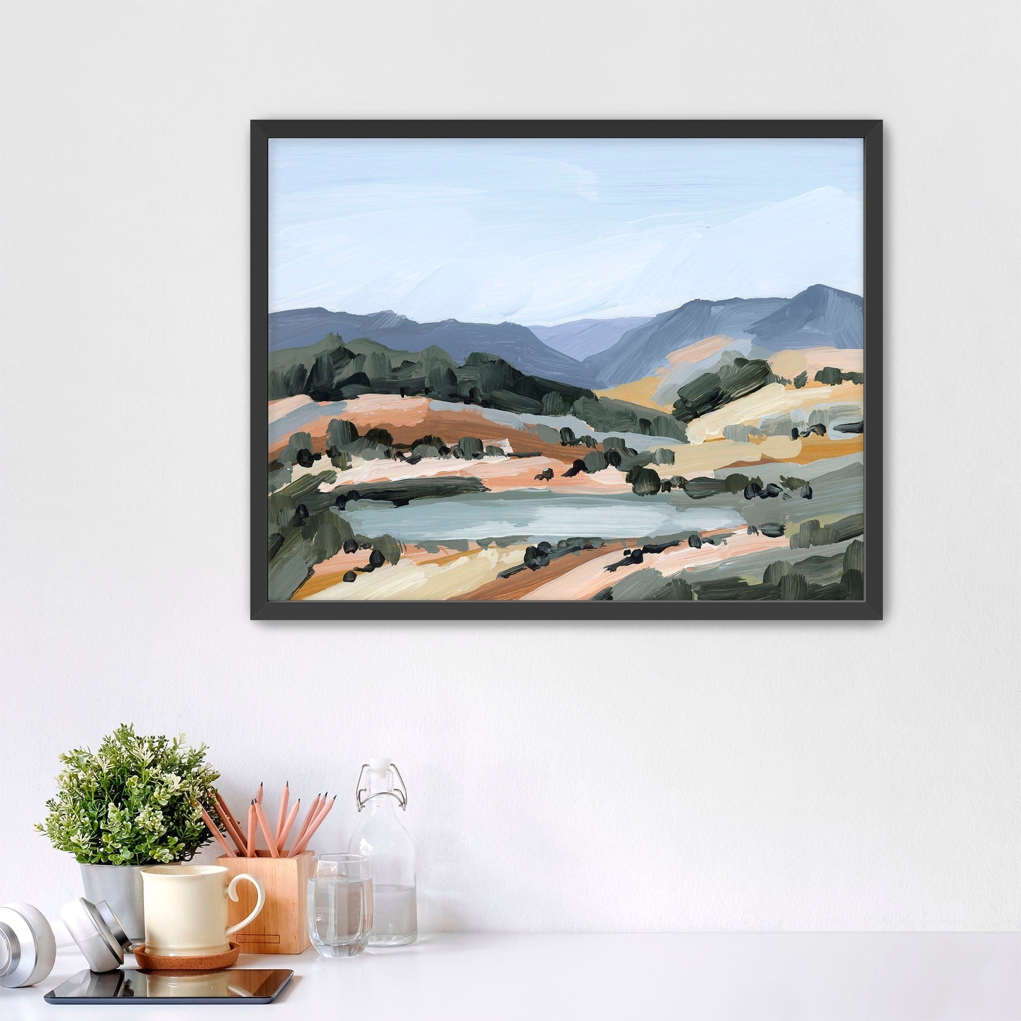 Katie Garrison Art Print Paper Print / 5x7 in / Black Frame "View from Here" Art Print