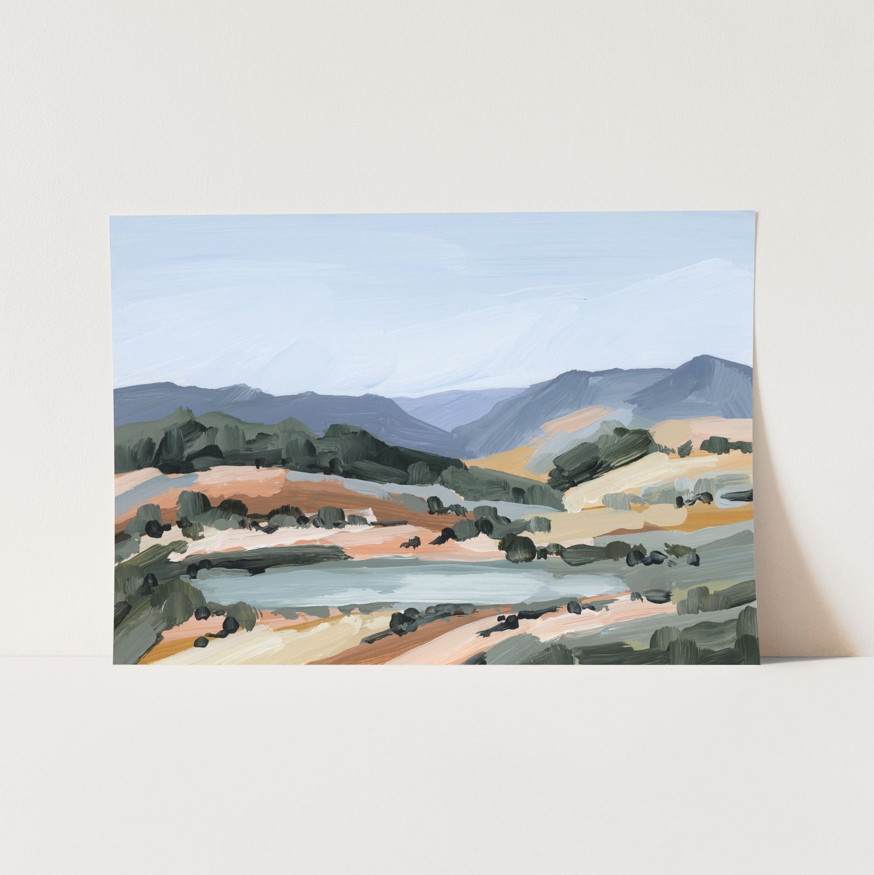 Katie Garrison Art Print Paper Print / 5x7 in / No Frame "View from Here" Art Print