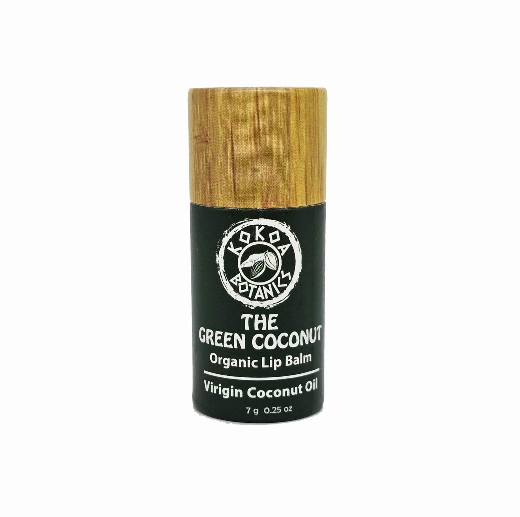 KOKOA BOTANICS Lip Balms &amp; Treatments Organic Coconut Oil Lip Balm - Plastic Free .25 oz