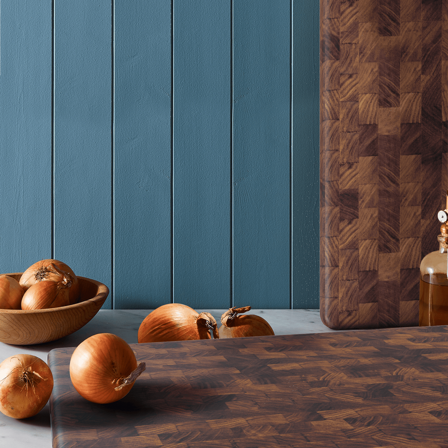 Medium End Grain Walnut Wood Butcher Block - My American Goods