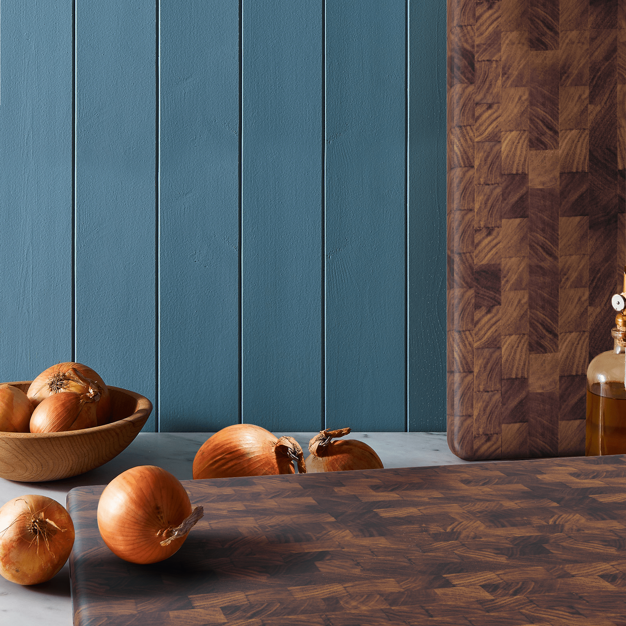 Medium End Grain Walnut Wood Butcher Block - My American Goods