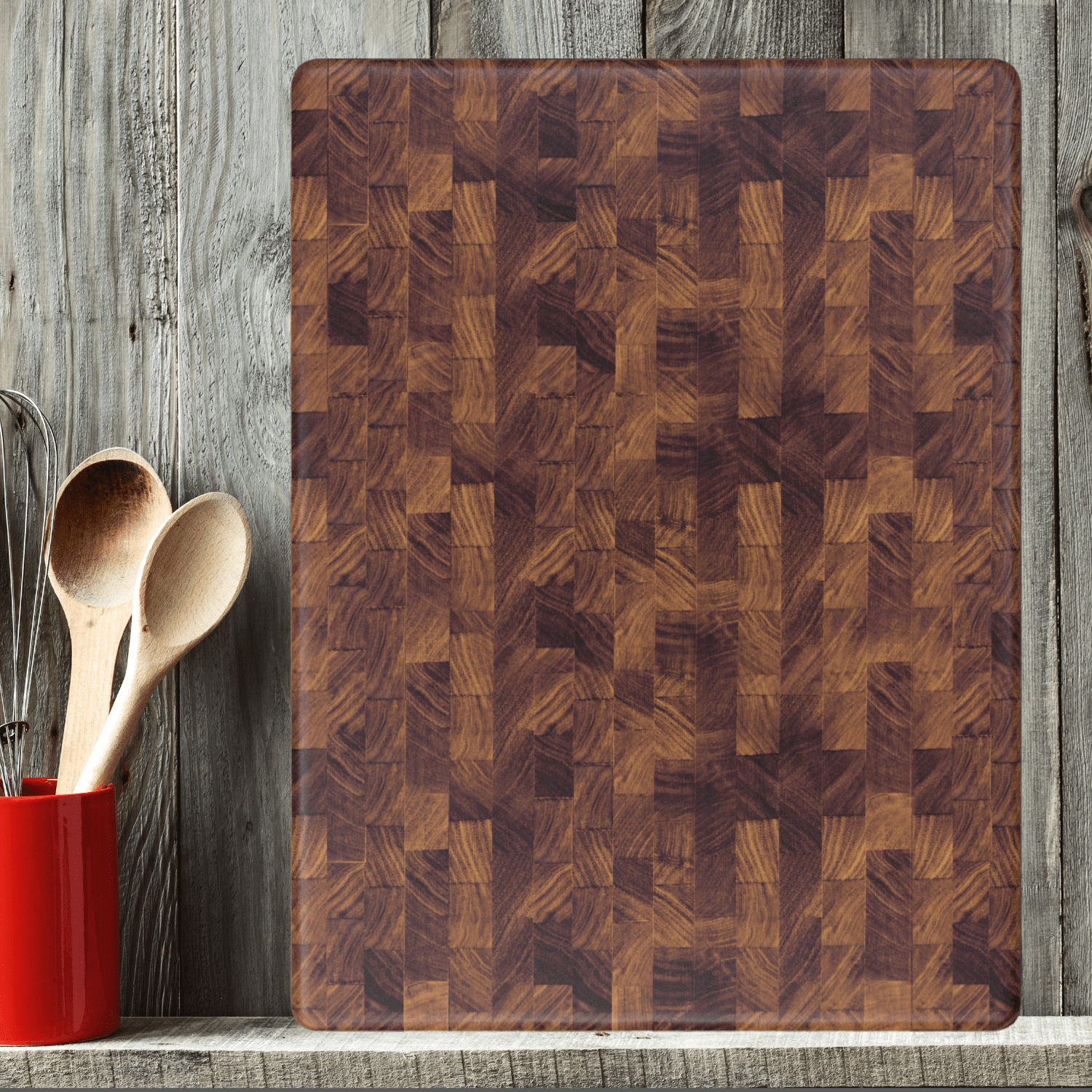 Medium End Grain Walnut Wood Butcher Block - My American Goods