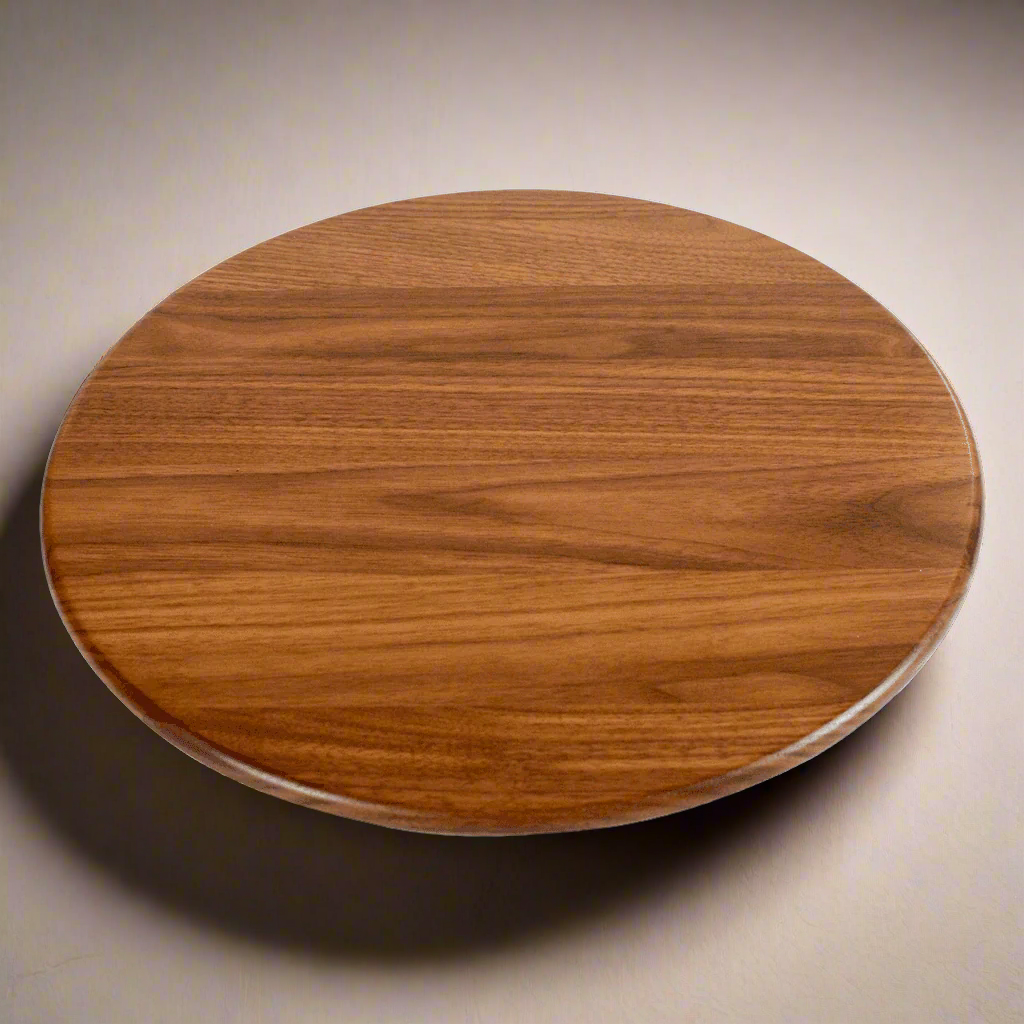 Walnut Wood Lazy Susan Centerpiece - My American Goods