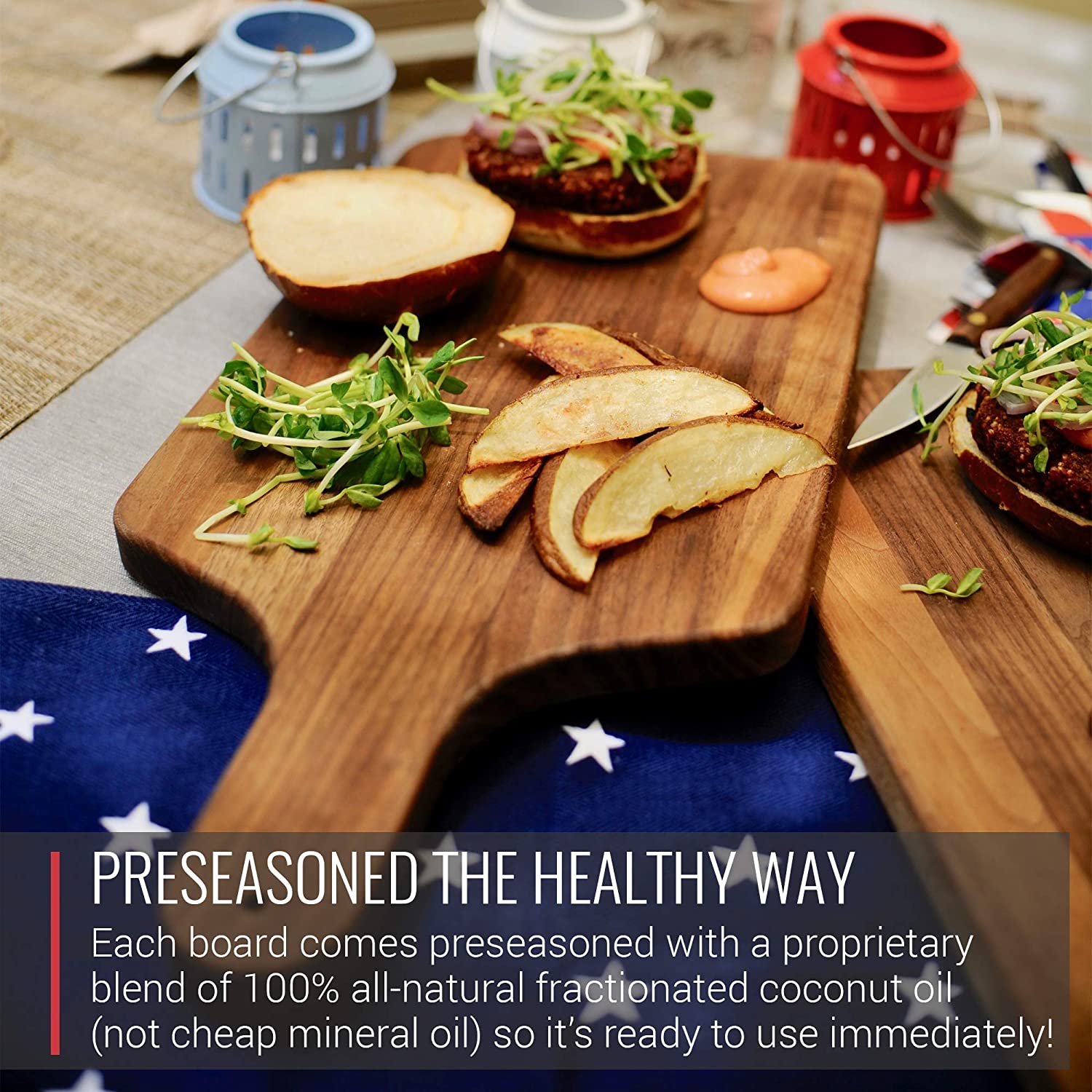 Charcuterie &amp; Cheese Board Set (3 piece) - My American Goods
