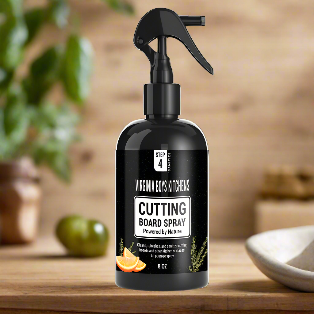 Cutting Board Spray - Multipurpose Home and Kitchen Disinfectant Spray - Colloidal Silver &amp; Essential Oils