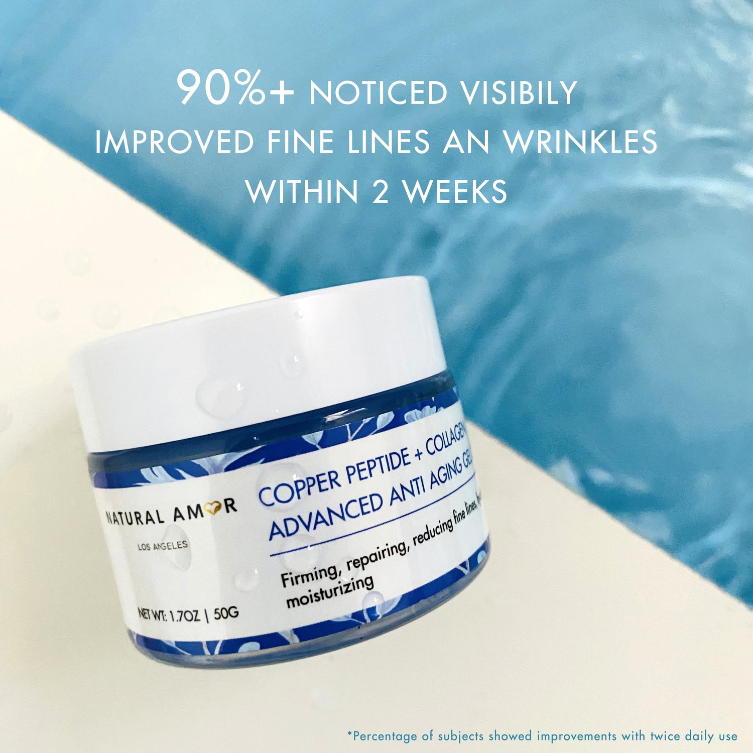 Copper Peptide + Collagen Advanced Anti-aging Gel Facial Cream
