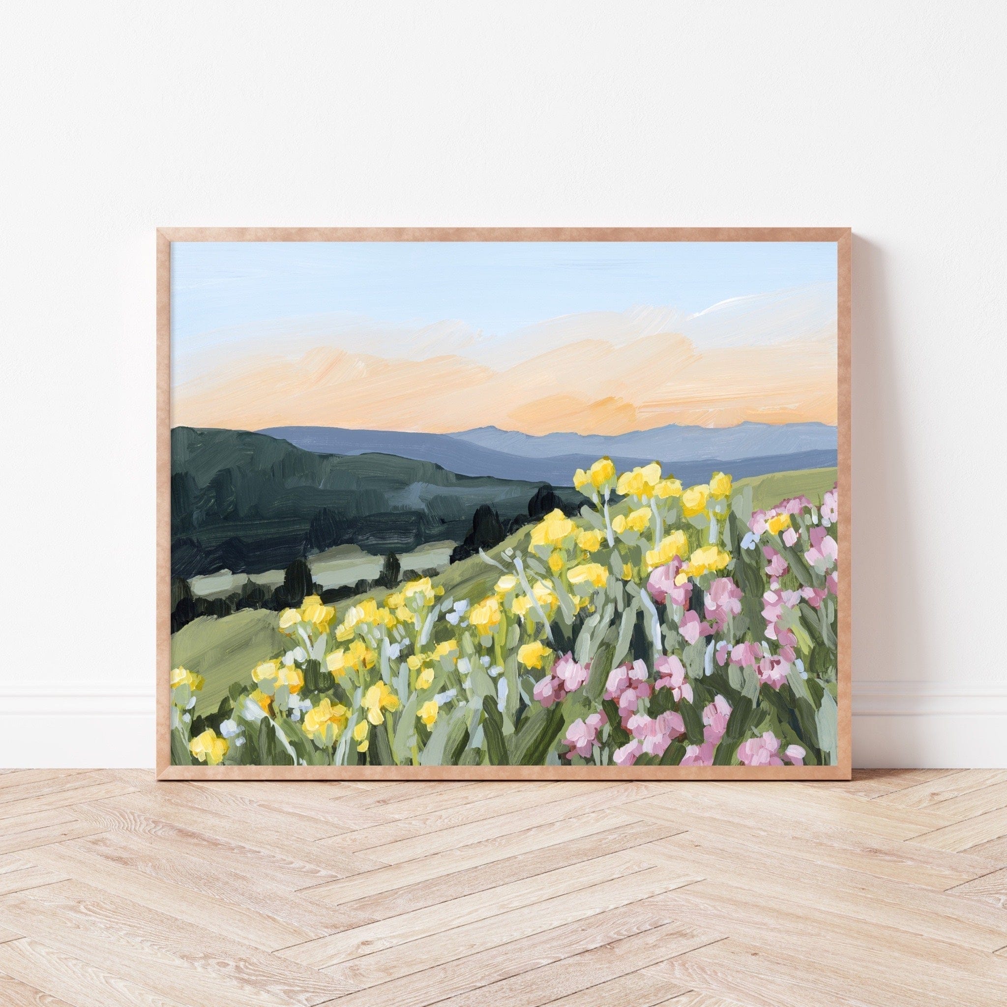 Katie Garrison Art Print "Wasatch Wildflowers" Art Print