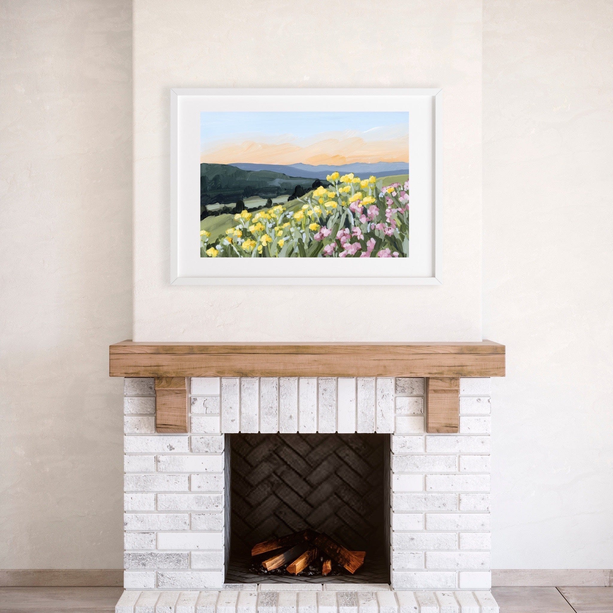 Katie Garrison Art Print "Wasatch Wildflowers" Art Print