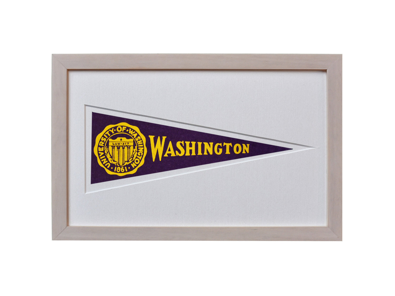 Vintage University of Washington Hormel Pennant