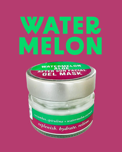 Watermelon Aloe After Sun Gel Facial Mask
