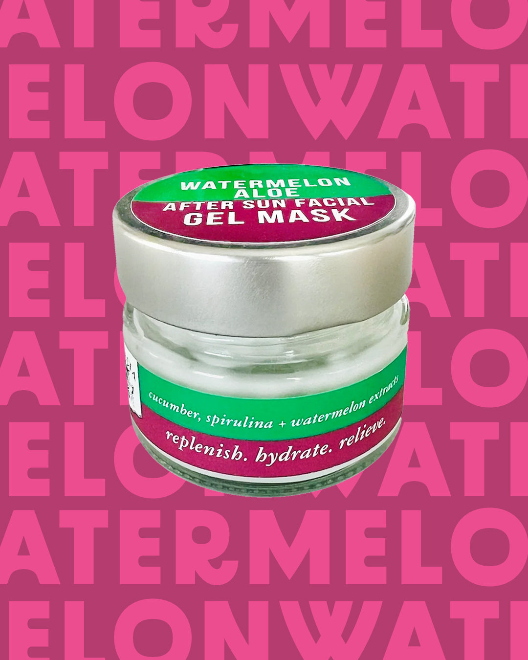 Watermelon Aloe After Sun Gel Facial Mask