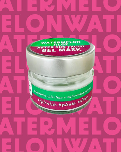 Watermelon Aloe After Sun Gel Facial Mask