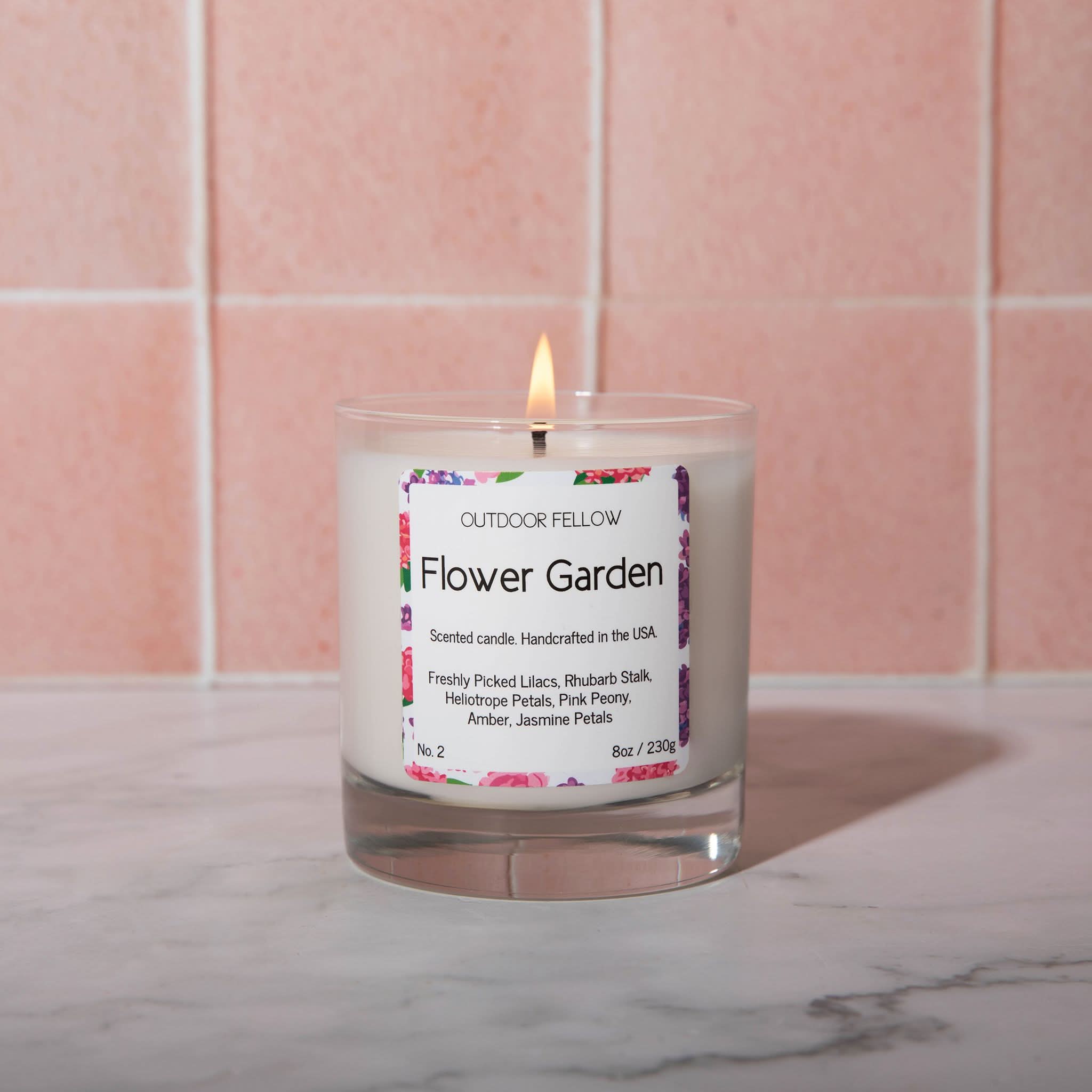 Outdoor Fellow Candles Flower Garden Scented Candle