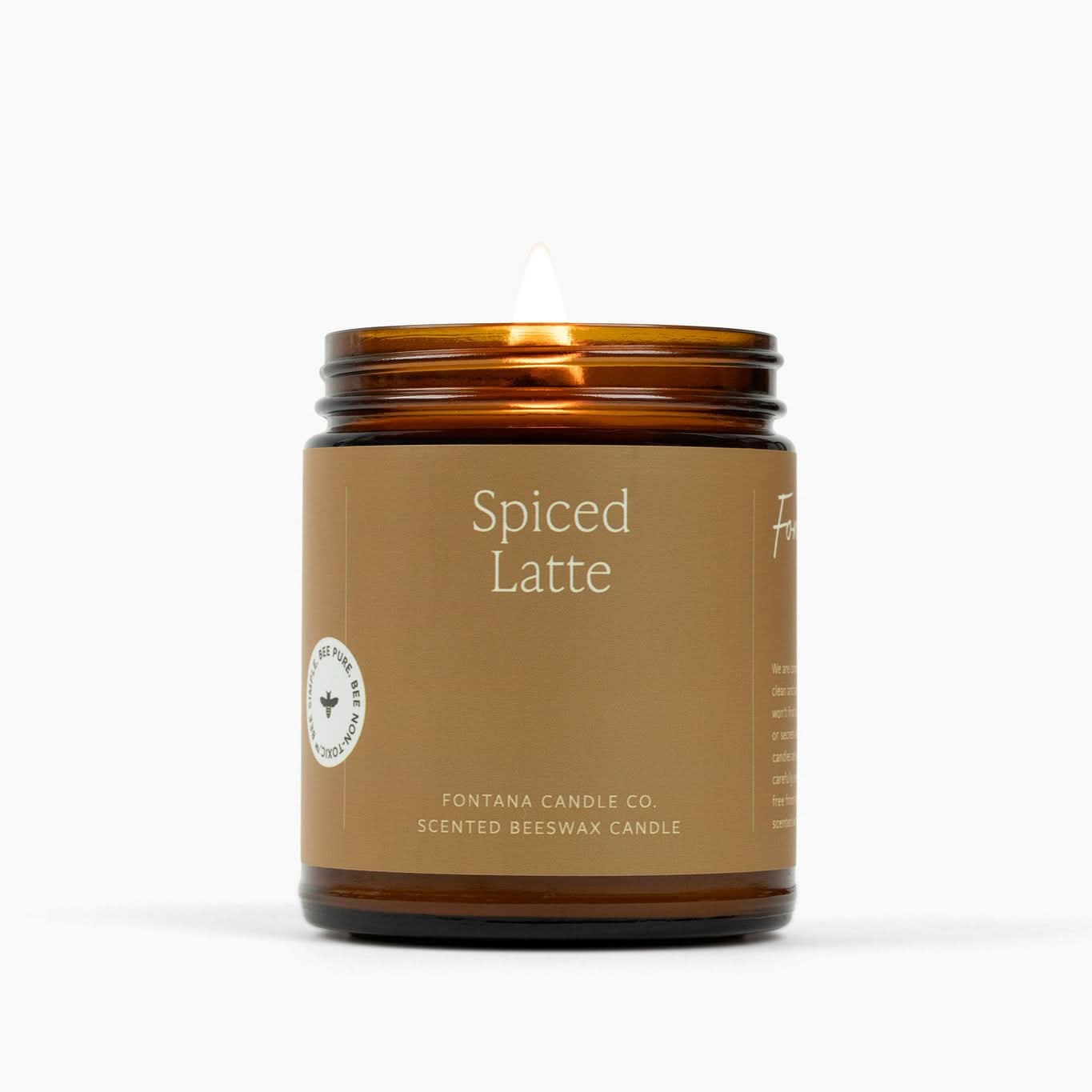 Fontana Candle Co Candles Jar Candle Spiced Latte Jar Candle