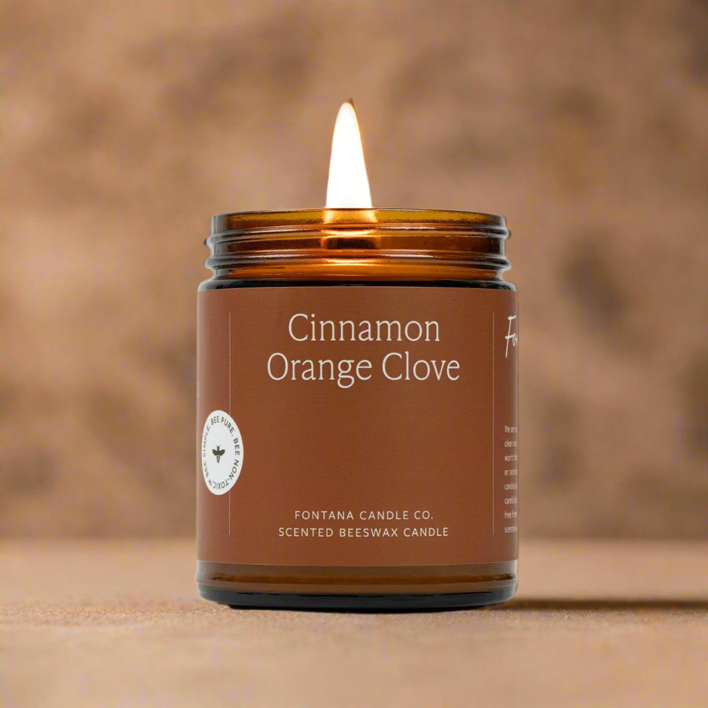 Cinnamon Orange Clove Jar Candle - My American Goods