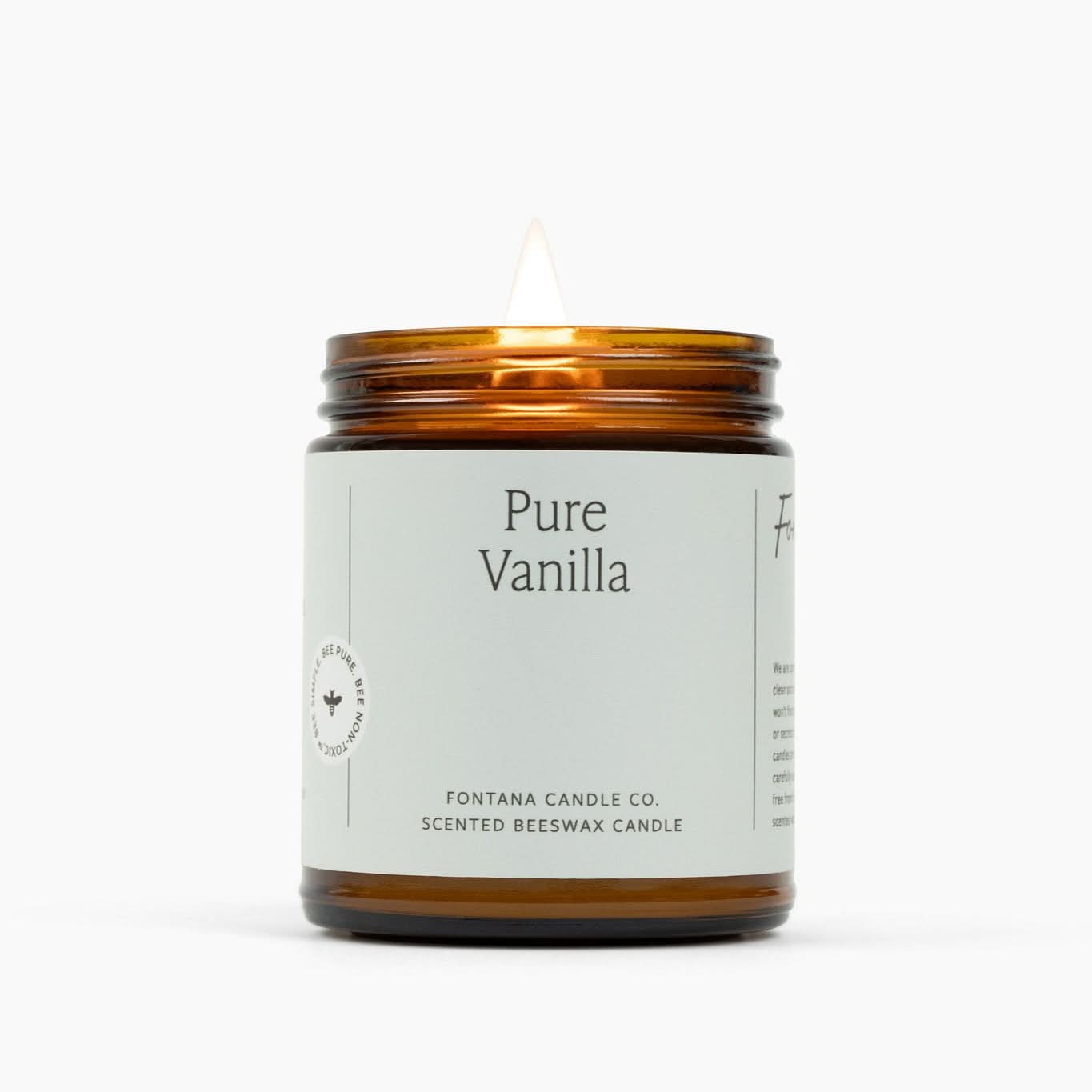 Fontana Candle Co Candles Jar Candle Pure Vanilla Jar Candle