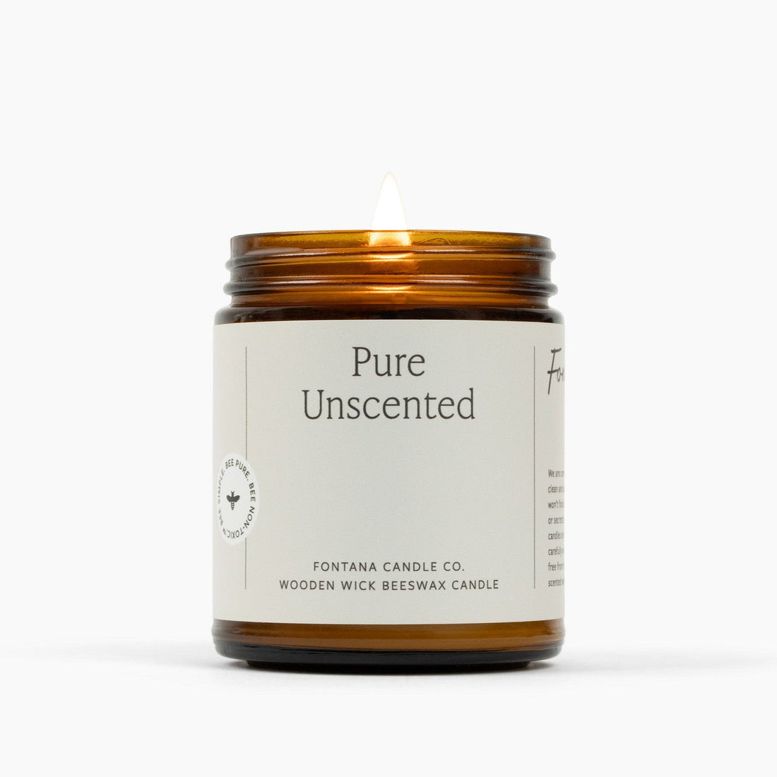 Pure Unscented Jar Candle - My American Goods