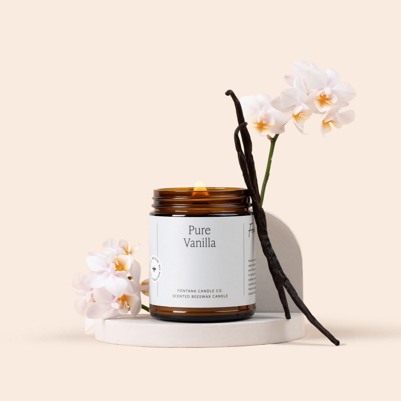 Fontana Candle Co Candles Jar Candle Pure Vanilla Jar Candle