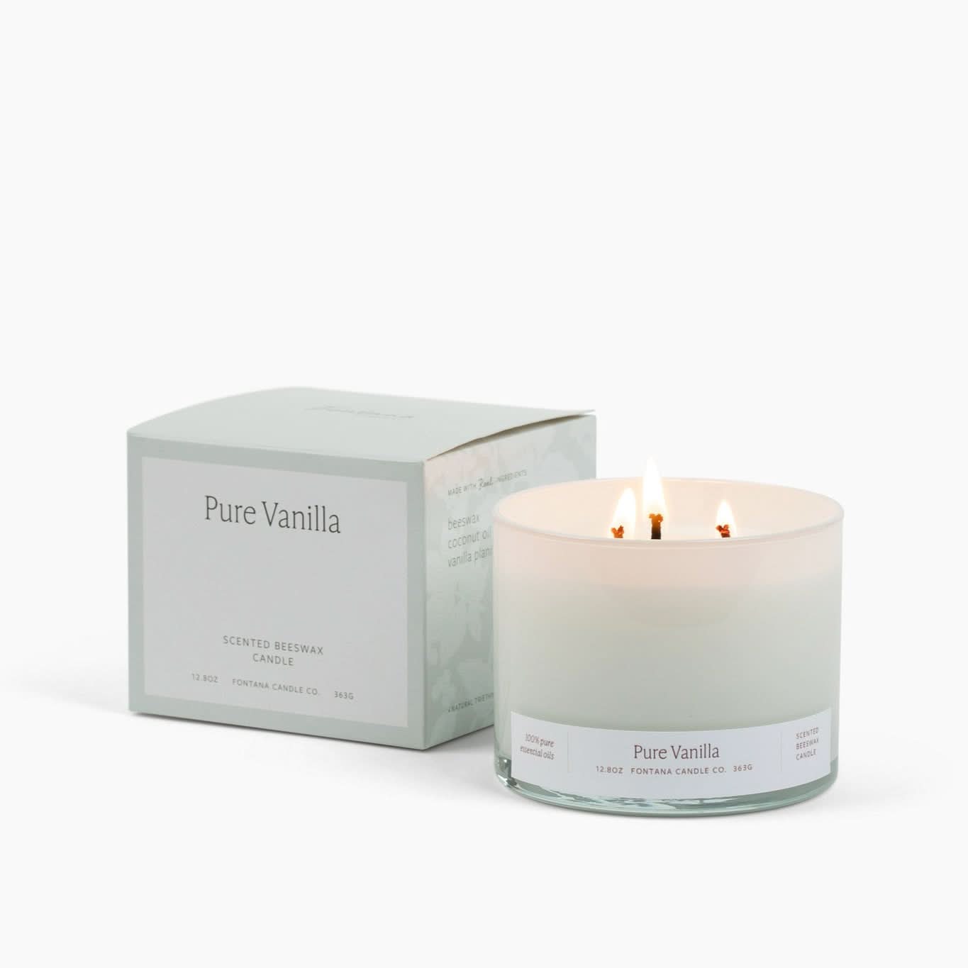Fontana Candle Co Candles Pure Vanilla 3-Wick Candle