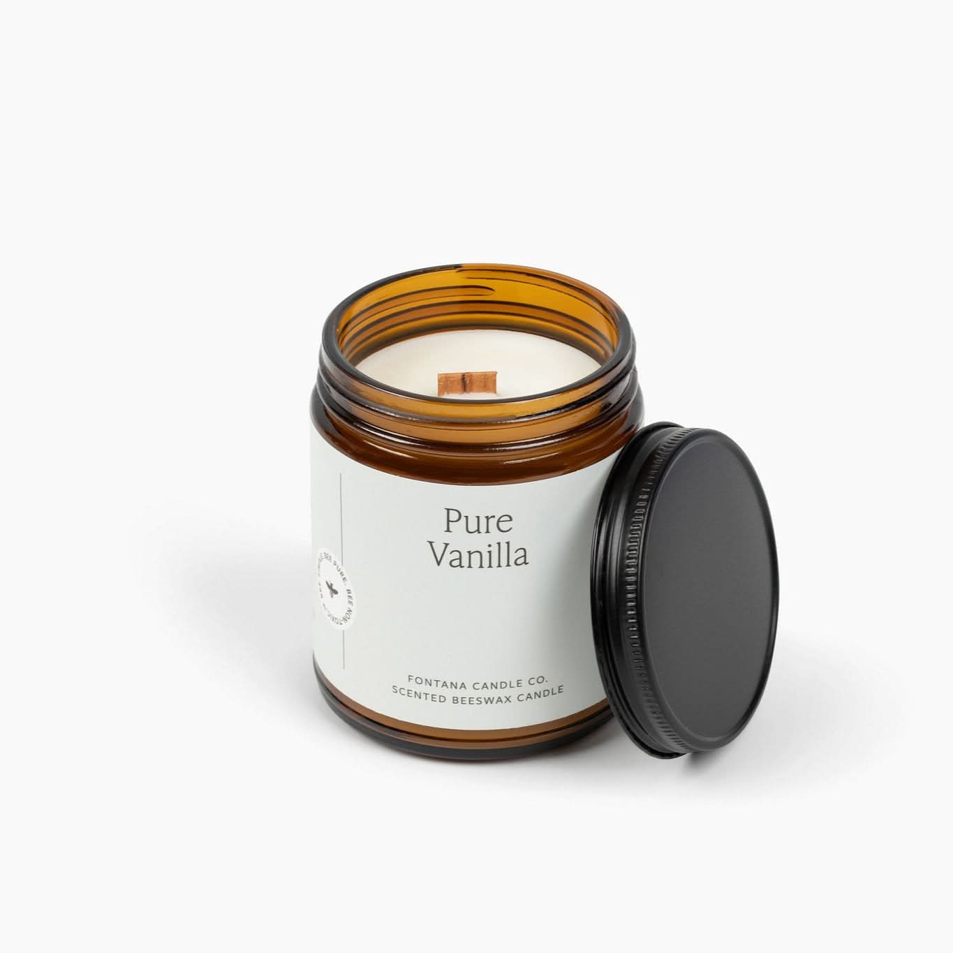 Fontana Candle Co Candles Jar Candle Pure Vanilla Jar Candle