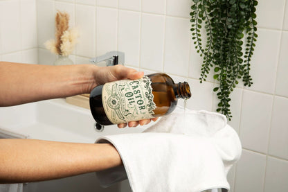 Organic Cold Pressed Hexane Free Castor Oil 16 oz - My American Goods