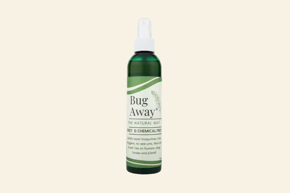 Bug Away spray bottle on a white background