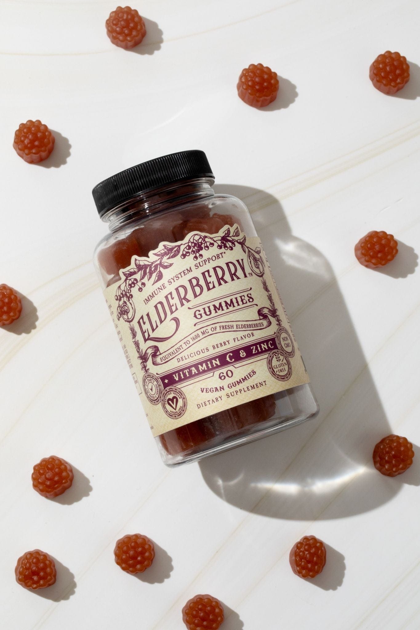 Elderberry Gummies + Vitamin C &amp; Zinc