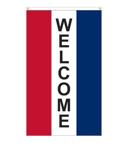 Flags Unlimited Welcome Flag