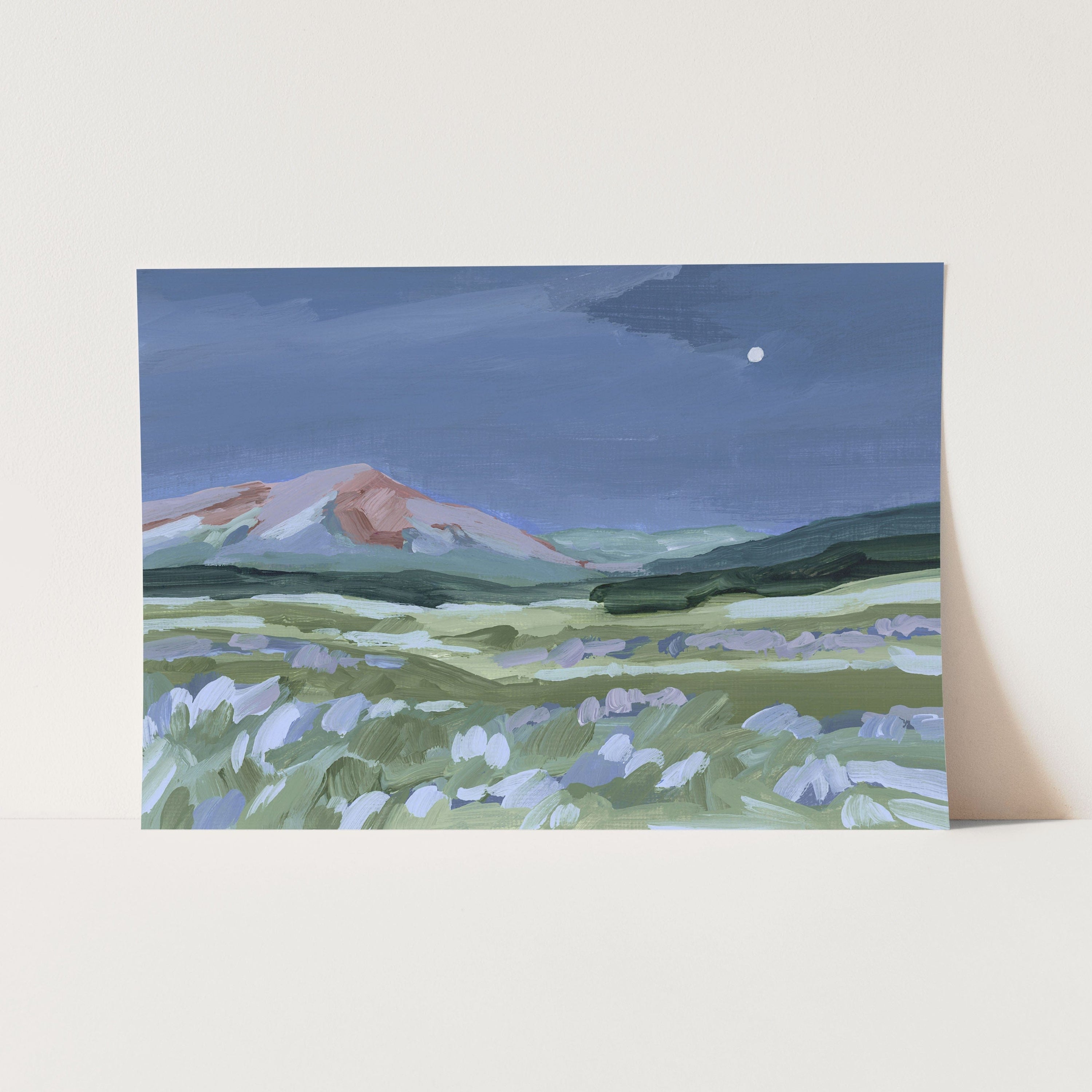Katie Garrison Art Print Paper Print / 5x7 in / No Frame "When the Moon Shines II" Art Print