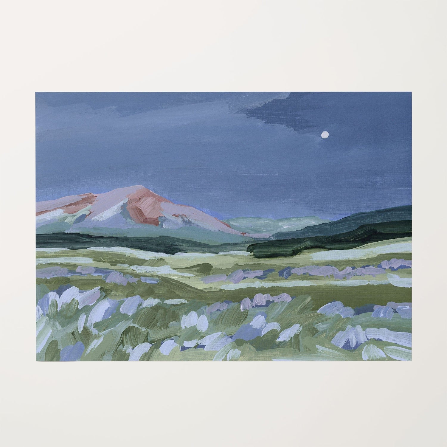 "When the Moon Shines II" Art Print