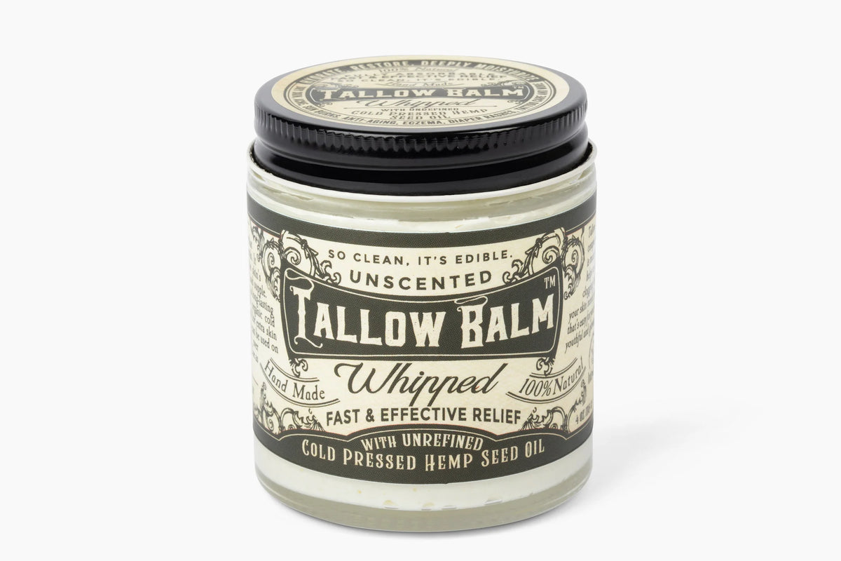 Tallow Balm - Whipped with Hemp Seed Oil