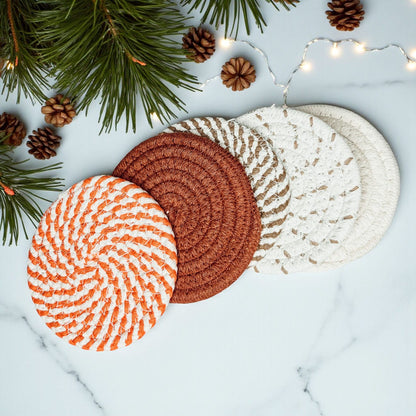 Fall Fabric Coasters