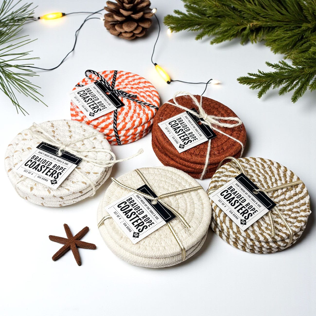 Fall Fabric Coasters