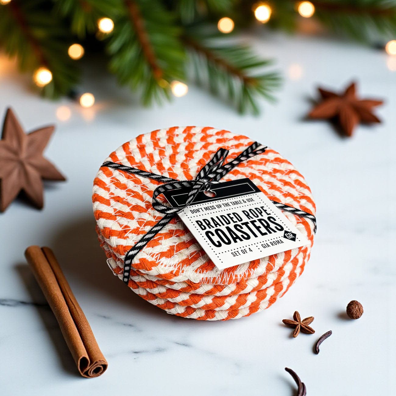 Fall Fabric Coasters