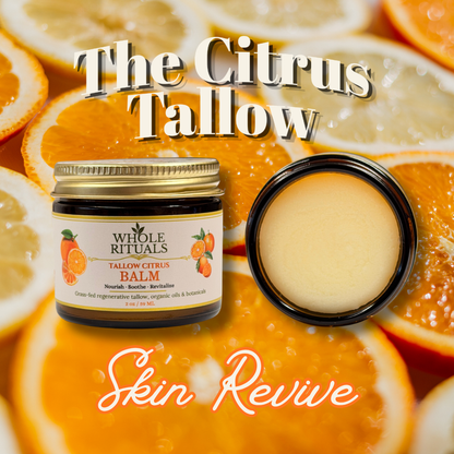Citrus Tallow Balm – Natural Moisturizing Skin Balm