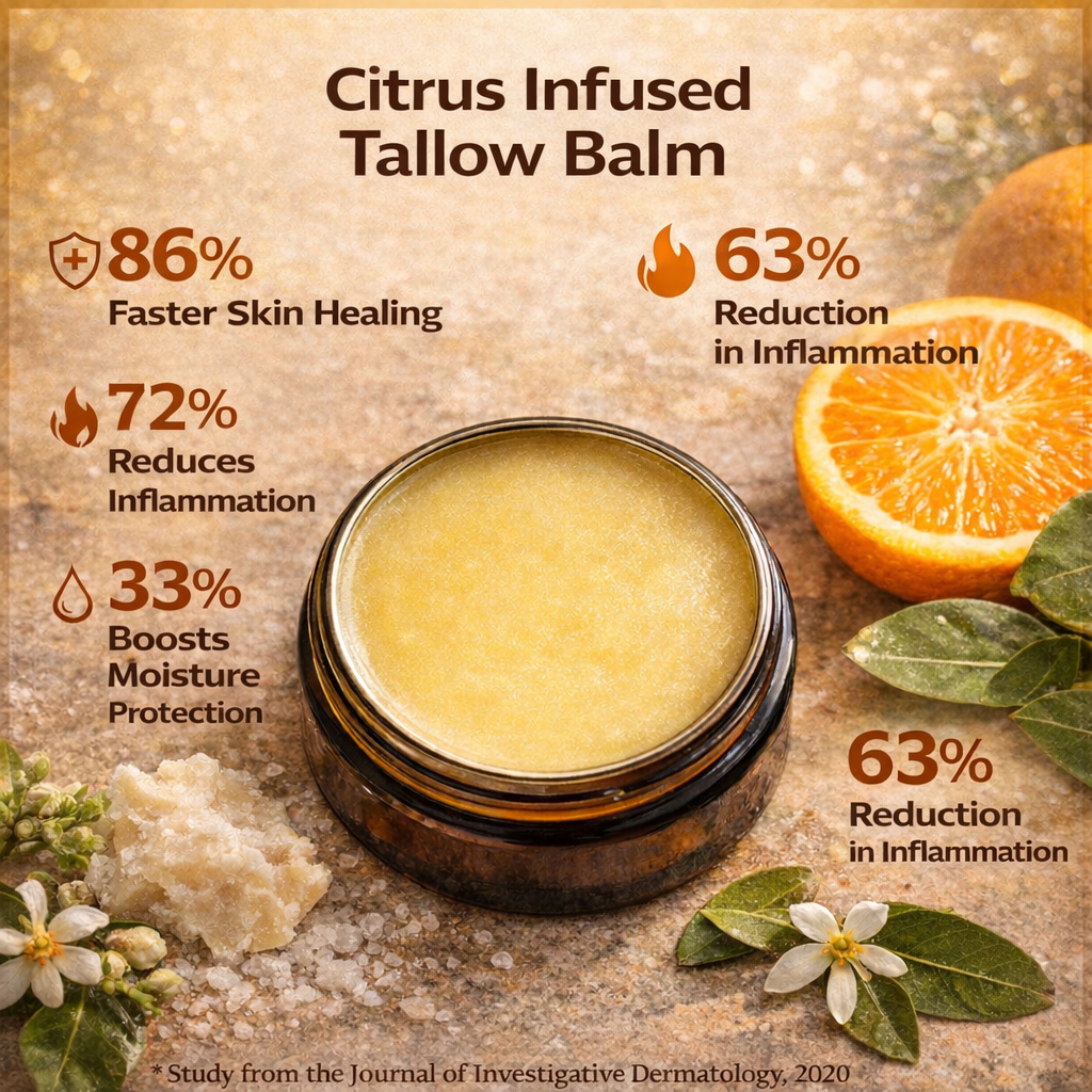 Citrus Tallow Balm – Natural Moisturizing Skin Balm